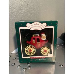 Hallmark Here Comes Santa Kringle Koach - No. 10 - Keepsake Ornament 1988